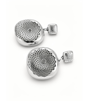 Orecchini Cupola argento 925 vista frontale - Anidi Design