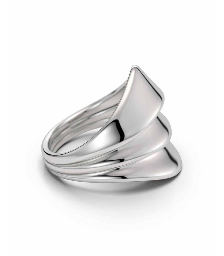 Anello strato Anidi argento 925