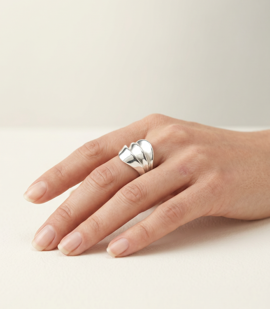 Anello strato Anidi ind.argento 925