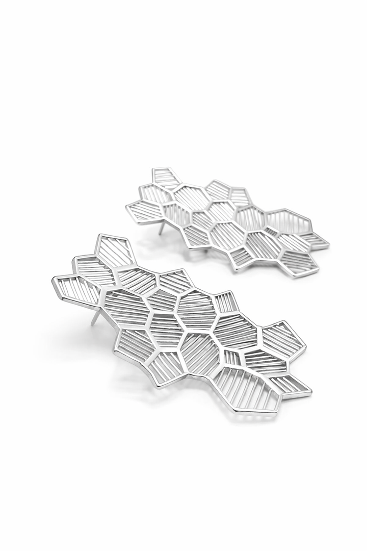 Orecchini alveare argento 925 Anidi Design