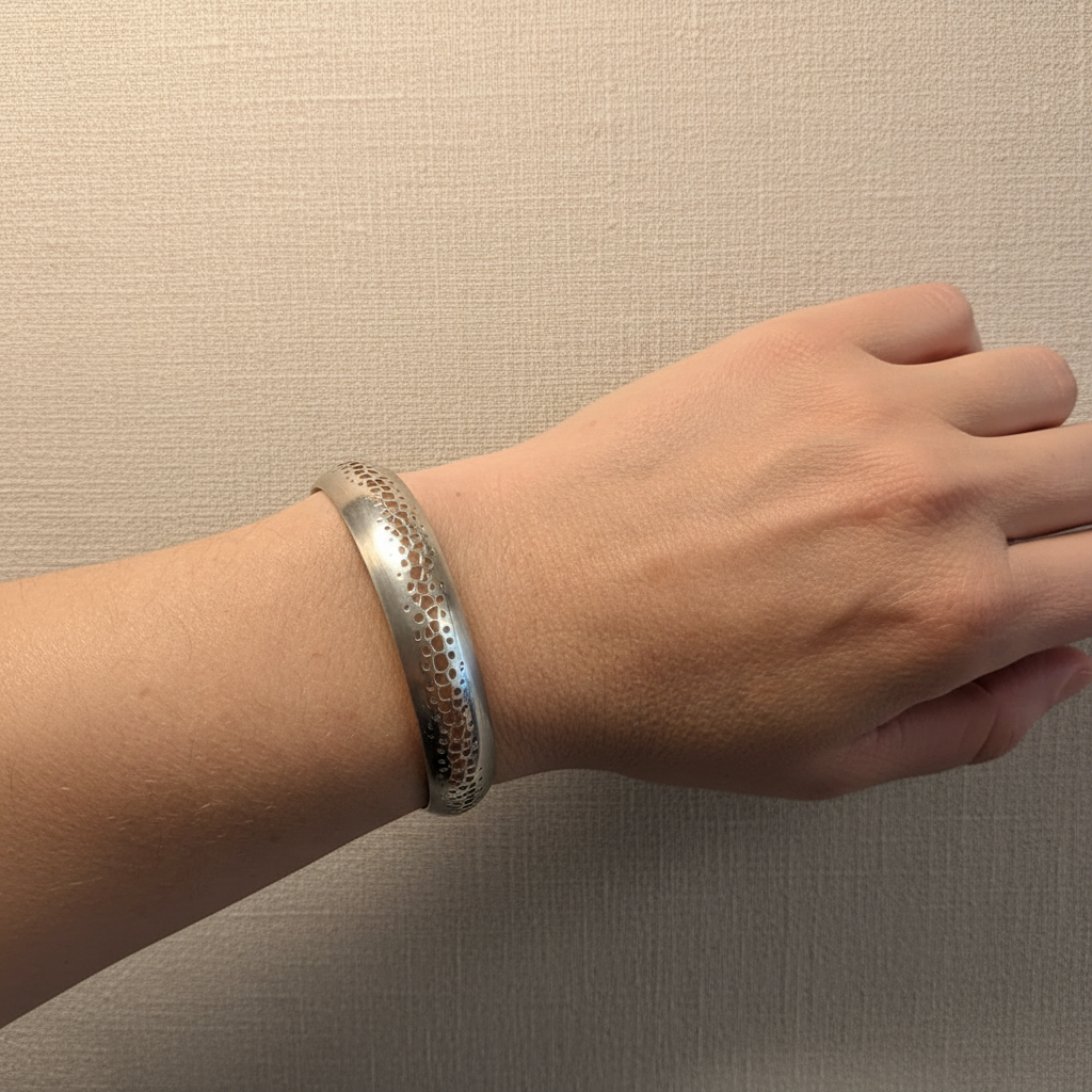 Bracciale Maglia indossato 2