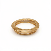 Bracciale Orbita in bronzo placcato oro ANIDI con finitura lucida