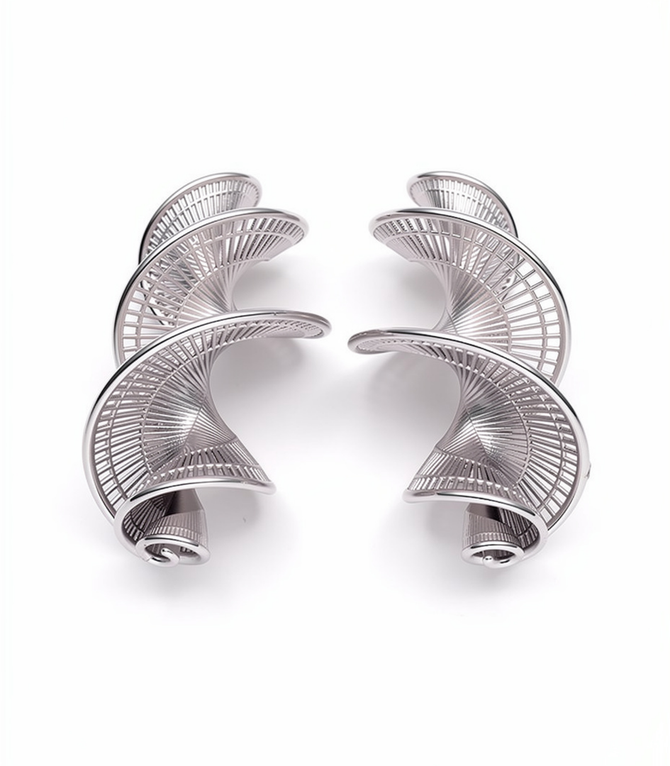 Orecchini vortice argento 925 Anidi design